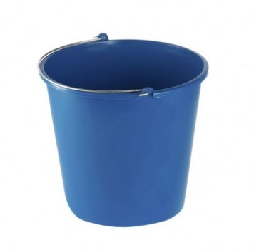 Cubo azul 12 litros asa