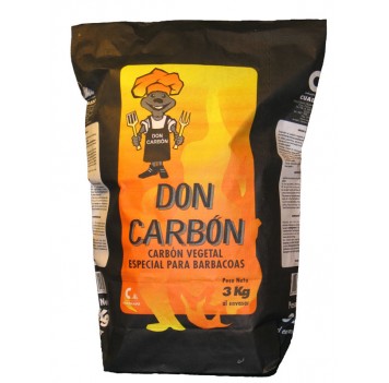 Carbon por bolsa 3 kg.