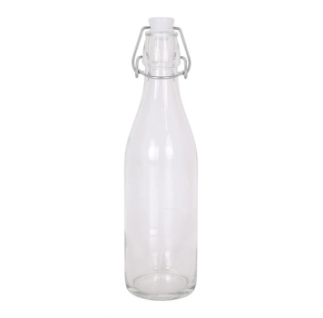 Botella transparente de 1 litro