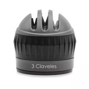 Afilador de Cuchillos Pasos 3 Claveles con Ventosa