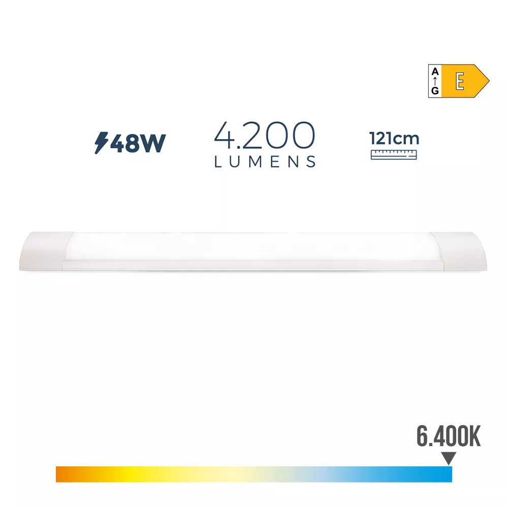Regleta Led 48w Luz Fría 2 1