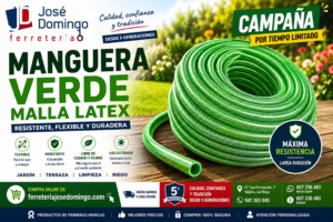 cartel Banner Mangera Latex Verde