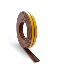 Burlete Marrón para Ventanas y Puertas