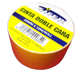 Cinta Doble Cara PP Universal Vainilla 50mm X 10m