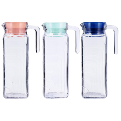 Jarra Frigo Con Tapa 1 Litro Colores Surtidos