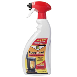 Limpiador Para Cristales de Estufa Fuegonet 750 ml