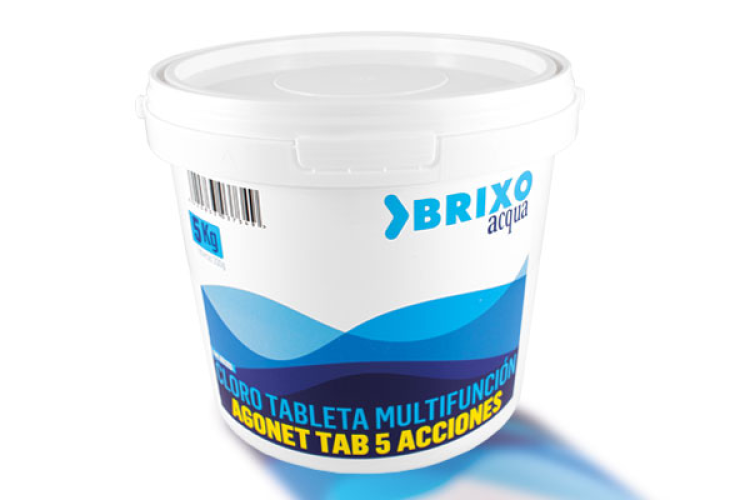 Cloro Piscina 5 Efectos Tableta 200 gr